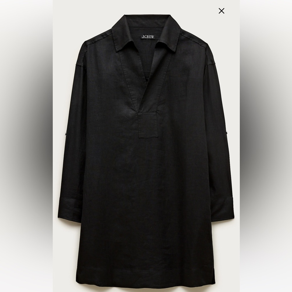 J. Crew Popover Linen dress NWT